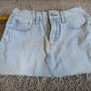 Fashion Nova Mini Denim Skirt